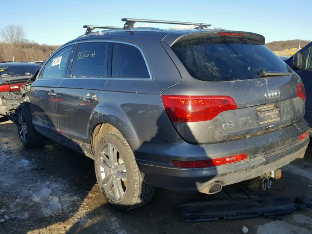 WA1LGAFE8DD011418 - 2013 AUDI Q7 PREMIUM GRAY photo 3