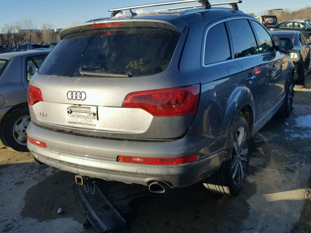 WA1LGAFE8DD011418 - 2013 AUDI Q7 PREMIUM GRAY photo 4