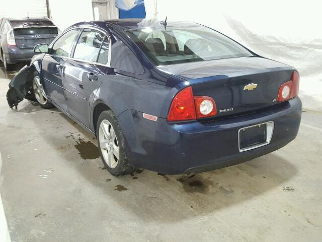 1G1ZG57B89F169029 - 2009 CHEVROLET MALIBU LS BLUE photo 3