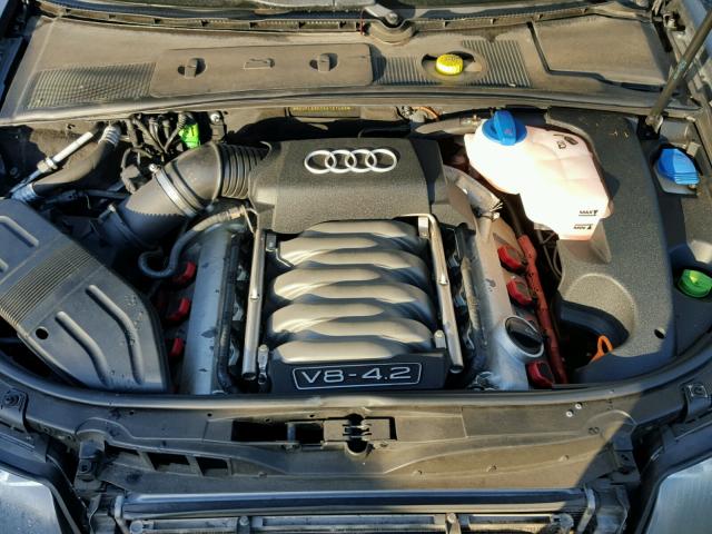 WAUPL68E74A181488 - 2004 AUDI S4 GRAY photo 7