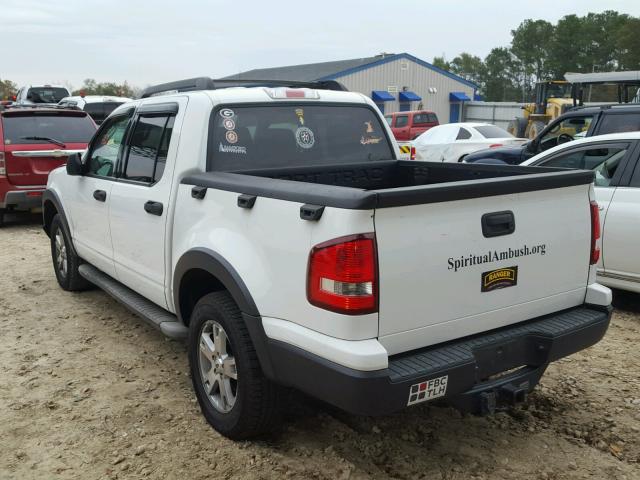 1FMEU31K17UA21935 - 2007 FORD EXPLORER S WHITE photo 3