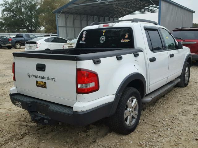 1FMEU31K17UA21935 - 2007 FORD EXPLORER S WHITE photo 4