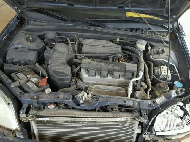 2HGES26793H529206 - 2003 HONDA CIVIC EX BLUE photo 7