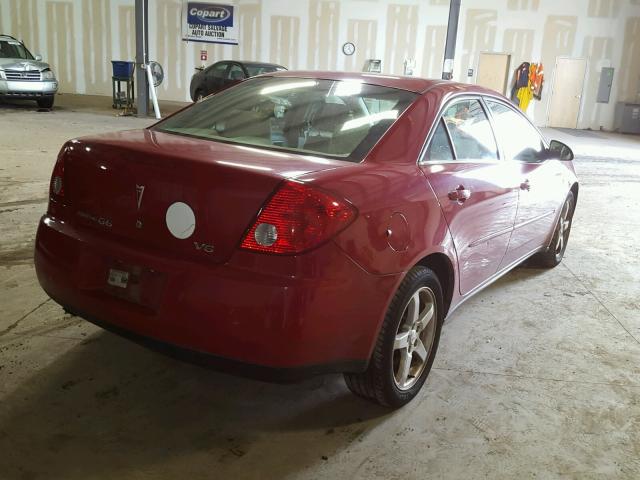 1G2ZG558964202632 - 2006 PONTIAC G6 SE1 RED photo 4