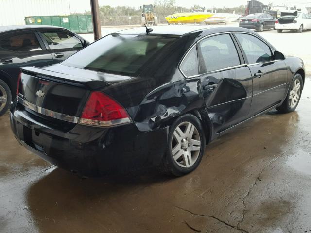 2G1WC581X69170899 - 2006 CHEVROLET IMPALA LT BLACK photo 4