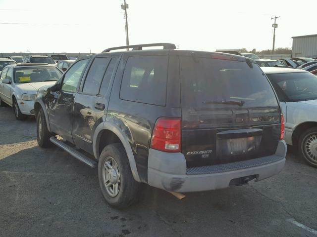 1FMZU62E02ZC08865 - 2002 FORD EXPLORER X BLACK photo 3