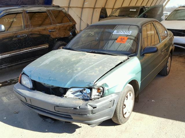 JT2EL55D1S0099901 - 1995 TOYOTA TERCEL STD GREEN photo 2