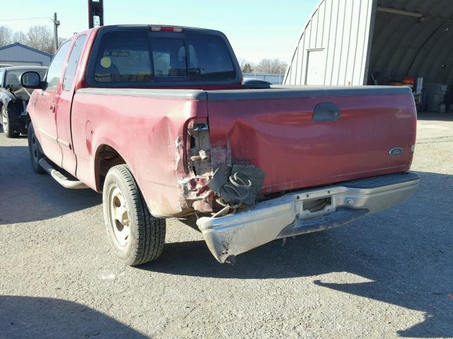 1FTZX1723YNA37137 - 2000 FORD F150 RED photo 3