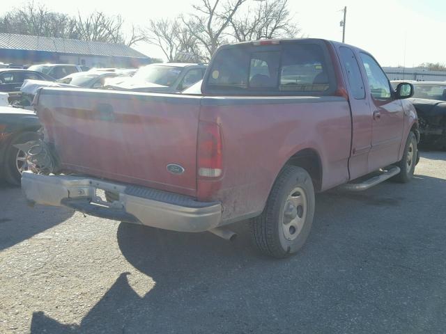 1FTZX1723YNA37137 - 2000 FORD F150 RED photo 4