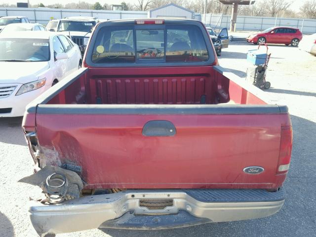 1FTZX1723YNA37137 - 2000 FORD F150 RED photo 6