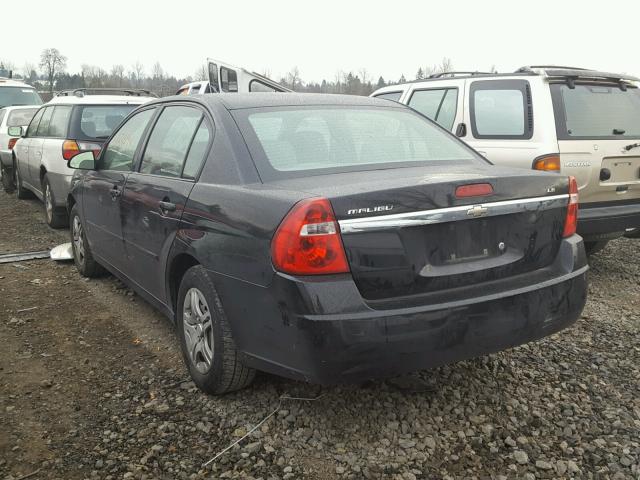 1G1ZS57F97F257764 - 2007 CHEVROLET MALIBU LS BLACK photo 3