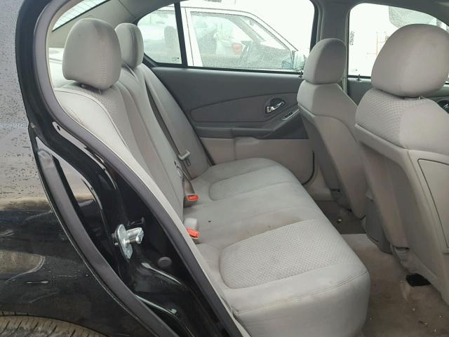 1G1ZS57F97F257764 - 2007 CHEVROLET MALIBU LS BLACK photo 6