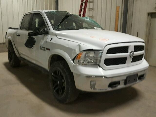 1C6RR7LM9GS195512 - 2016 RAM 1500 SLT WHITE photo 1