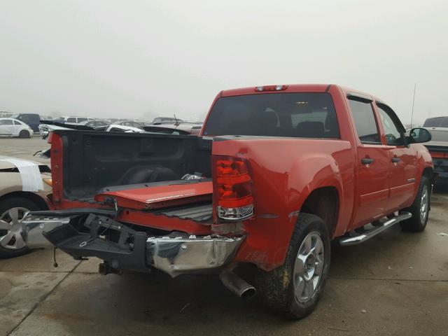 3GTEC23JX9G236497 - 2009 GMC SIERRA C15 RED photo 4