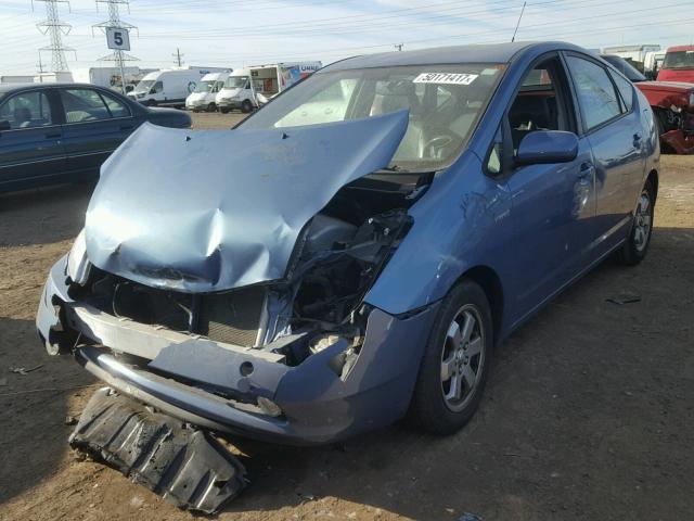 JTDKB20U687798413 - 2008 TOYOTA PRIUS BLUE photo 2