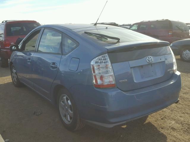 JTDKB20U687798413 - 2008 TOYOTA PRIUS BLUE photo 3