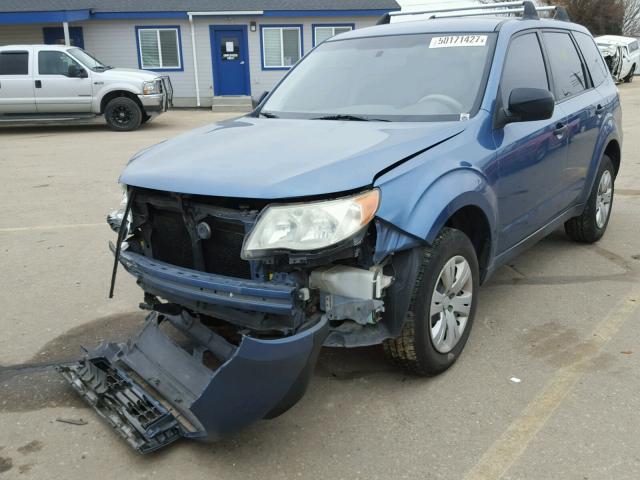 JF2SH61629H770868 - 2009 SUBARU FORESTER 2 BLUE photo 2