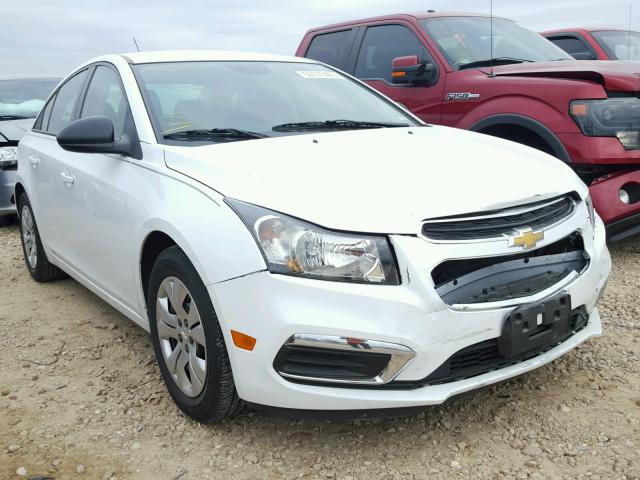 1G1PA5SH4F7111705 - 2015 CHEVROLET CRUZE LS WHITE photo 1