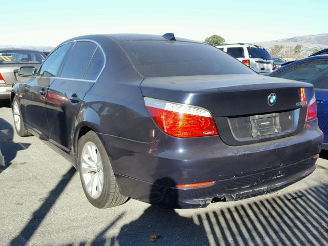 WBANW1C53AC165393 - 2010 BMW 535 I BLACK photo 3