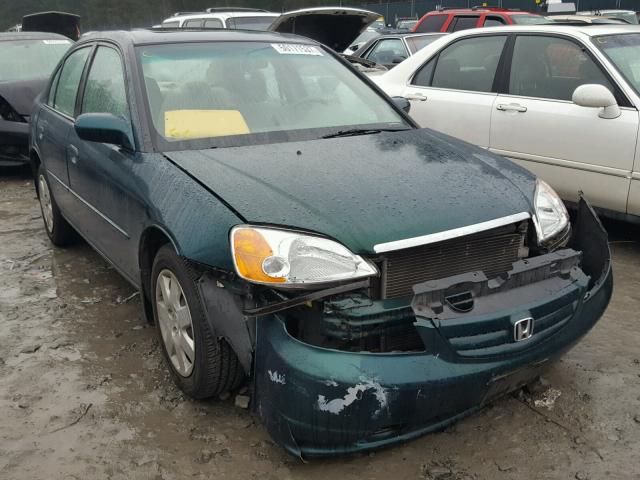 1HGES26741L022150 - 2001 HONDA CIVIC EX 绿色 照片 1