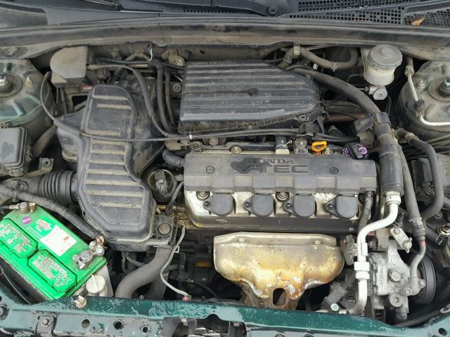 1HGES26741L022150 - 2001 HONDA CIVIC EX 绿色 照片 7