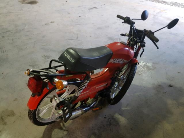 ZZ1A46120SK895816 - 1995 TOMO MOPED RED photo 4