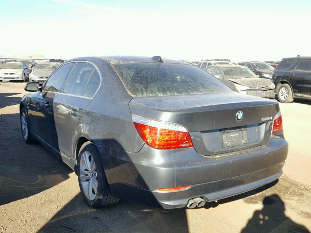 WBANV1C54AC444466 - 2010 BMW 528 XI CHARCOAL photo 3