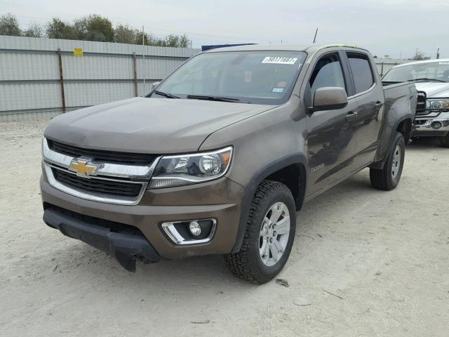 1GCGSCE31G1363781 - 2016 CHEVROLET COLORADO L TAN photo 2