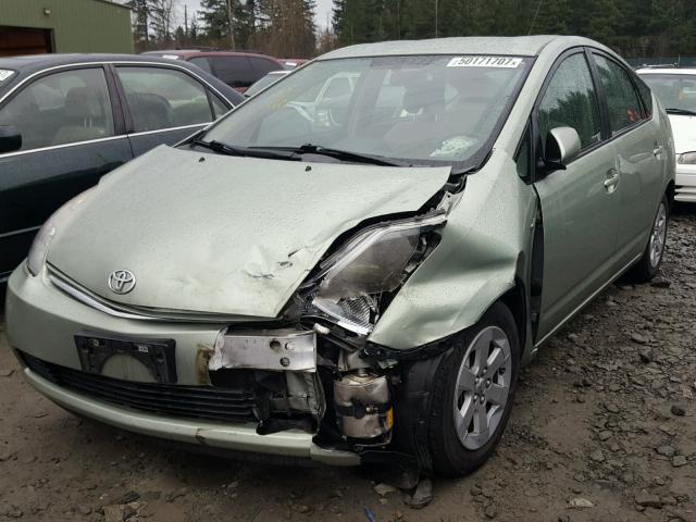 JTDKB20U383347527 - 2008 TOYOTA PRIUS GREEN photo 2