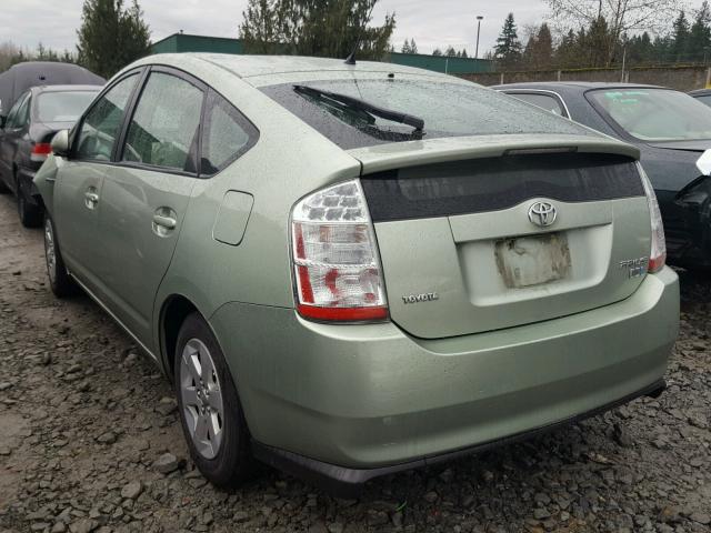 JTDKB20U383347527 - 2008 TOYOTA PRIUS GREEN photo 3