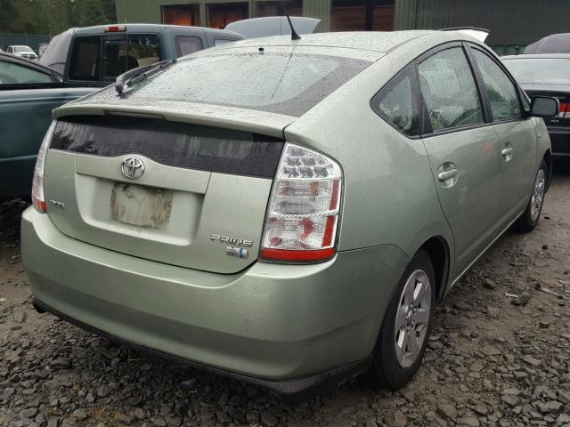 JTDKB20U383347527 - 2008 TOYOTA PRIUS GREEN photo 4