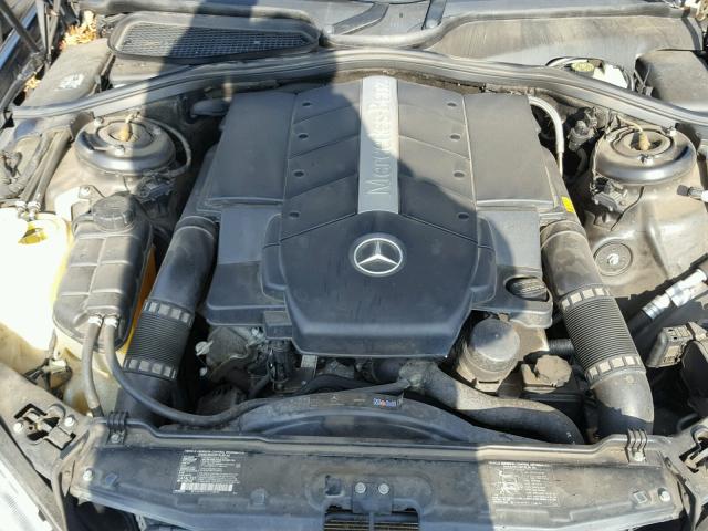 WDBNG70J03A335663 - 2003 MERCEDES-BENZ S 430 BLACK photo 7