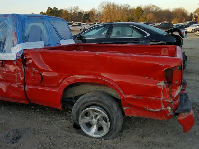 1GCCS195318144964 - 2001 CHEVROLET S TRUCK S1 RED photo 10