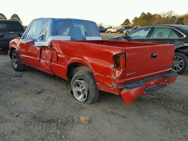 1GCCS195318144964 - 2001 CHEVROLET S TRUCK S1 RED photo 3