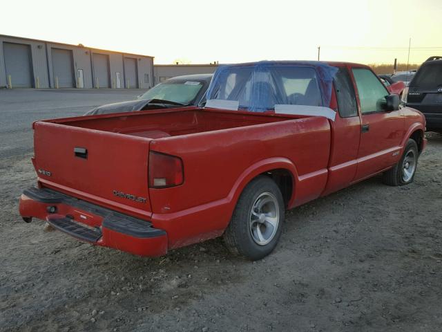 1GCCS195318144964 - 2001 CHEVROLET S TRUCK S1 RED photo 4