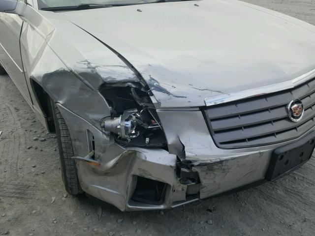 1G6DM577540186245 - 2004 CADILLAC CTS SILVER photo 9