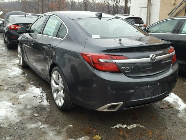 2G4GT5GXXH9159661 - 2017 BUICK REGAL GS GRAY photo 3