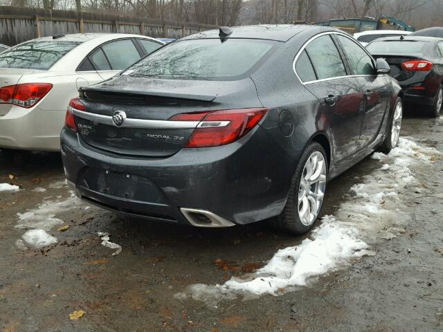 2G4GT5GXXH9159661 - 2017 BUICK REGAL GS GRAY photo 4