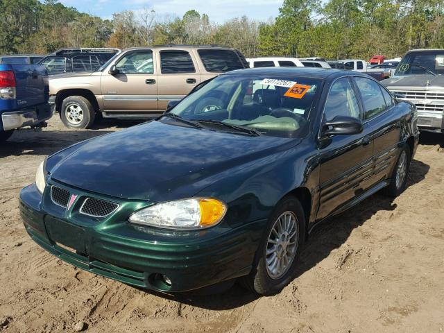 1G2NF52T41M650148 - 2001 PONTIAC GRAND AM S 绿色 照片 2