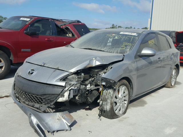 JM1BL1M70C1645890 - 2012 MAZDA 3 I SILVER photo 2