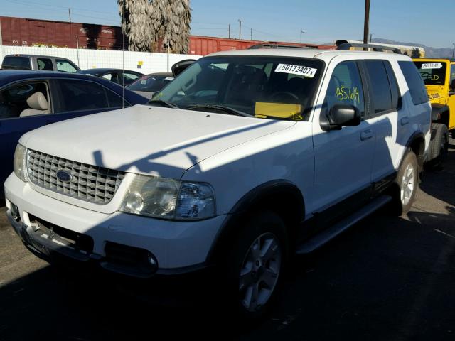 1FMZU63W53UB02417 - 2003 FORD EXPLORER X WHITE photo 2