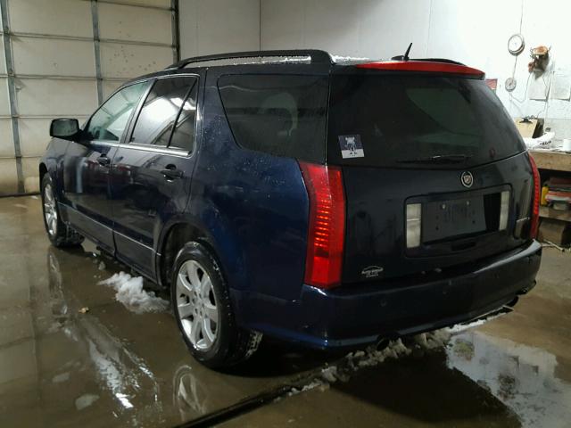 1GYEE637670148516 - 2007 CADILLAC SRX BLUE photo 3