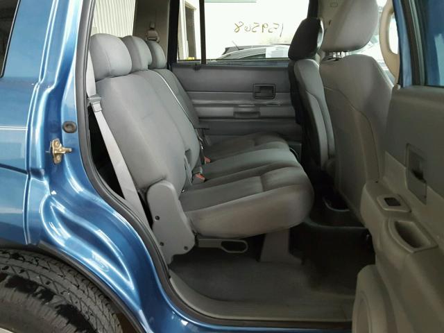 1D4HD38N95F608180 - 2005 DODGE DURANGO ST BLUE photo 6