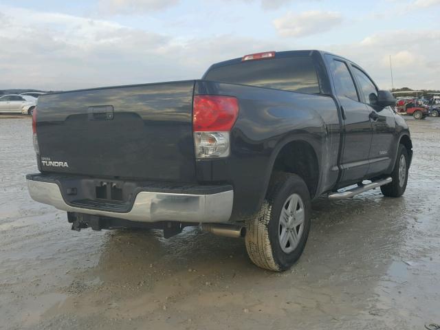 5TFRU54109X019552 - 2009 TOYOTA TUNDRA DOU BLACK photo 4