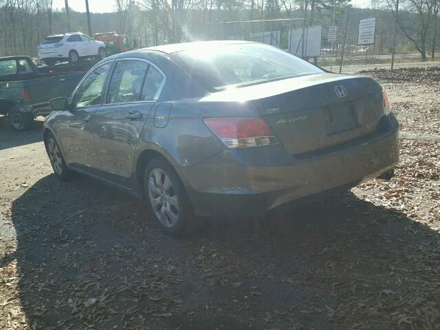 1HGCP26729A157403 - 2009 HONDA ACCORD EX GRAY photo 3