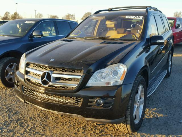 4JGBF71E67A093018 - 2007 MERCEDES-BENZ GL 450 4MA BLACK photo 2