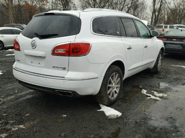 5GAKVBKD0HJ157539 - 2017 BUICK ENCLAVE WHITE photo 4