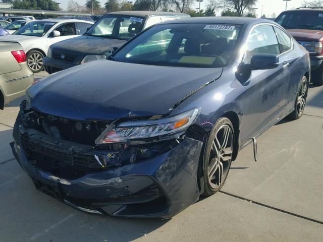 1HGCT2B06HA003599 - 2017 HONDA ACCORD TOU BLUE photo 2