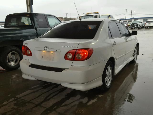 1NXBR32E15Z364108 - 2005 TOYOTA COROLLA CE WHITE photo 4