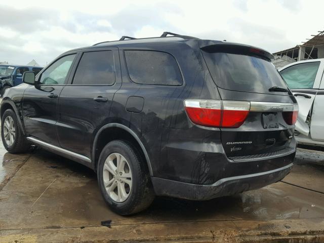 1D4RD4GG6BC660084 - 2011 DODGE DURANGO CR BLACK photo 3